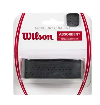 Walmart Wilson Micro-Dry + Comfort Tennis Racket Replacement Grip, Black offer