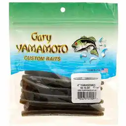 Walmart Yamamoto Senko 4'' Green Pumpkin Black 10pk offer