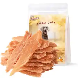 Walmart Pawmate Chicken Jerky Dog Treats, Pure & Tasty Jerky for Small Medium Large Dogs, 11oz offer