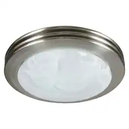 Walmart Good Housekeeping Yorkshire Bathroom Ventilation Fan with Light, Brushed Nickel offer