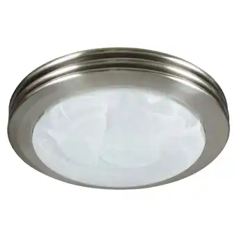 Walmart Good Housekeeping Yorkshire Bathroom Ventilation Fan with Light, Brushed Nickel offer