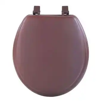 Walmart Achim Fantasia 17 Soft Standard Vinyl Toilet Seat, Standard, Chocolate offer