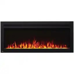 Walmart Napoleon NEFL50HI Purview 50 Inch Linear Electric Wall Mount Fireplace w/ Remote offer