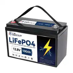 Walmart LGECOLFP 12v 100ah Lithium Lifepo4 Marine Battery 12 Volt for rv Solar Home Storage trolling Motor offer