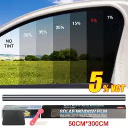 Walmart Htwon Car Window Tint 5% VLT Film Roll Kit Uncut Decals Interior for Car Office Commercial offer