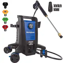 Walmart Westinghouse Electric Pressure Washer 2500-PSI, 1.76-GPM, Soap Tank, 5 Nozzles offer