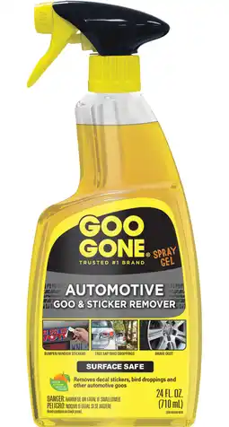 Walmart Goo Gone Automotive Adhesive Spray Gel Cleaner for Tires, Rims, Stickers, Bugs, Tar & Sap - 24 oz offer