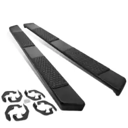 Walmart DNA Motoring 5 Black Side Step Nerf Bars Running Boards for 2007-2019 Silverado Sierra Crew Cab offer