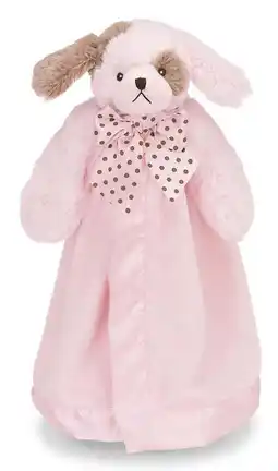 Walmart Bearington Baby Wiggles Snuggler, Pink Puppy Dog Plush Stuffed Animal Security Blanket, Lovey 15 offer