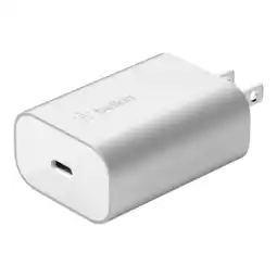 Walmart Belkin 25W USB-C Wall Charger, Power Delivery PPS Fast Charging for Apple, Android and More - Silver offer