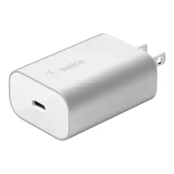 Walmart Belkin 25W USB-C Wall Charger, Power Delivery PPS Fast Charging for Apple, Android and More - Silver offer