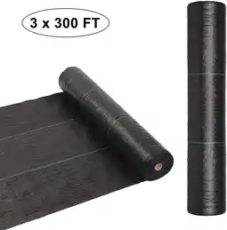 Walmart Zimtown 3 x 300 ft Landscape Fabric, Ground Cover Weed Barrier offer
