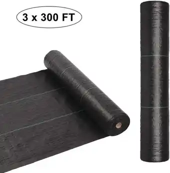 Walmart Zimtown 3 x 300 ft Landscape Fabric, Ground Cover Weed Barrier offer