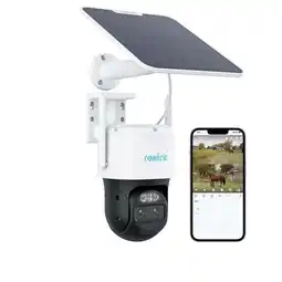 Walmart Reolink 4K TrackMix Dual-Lens Battery Security 4G LTE Camera Outdoor 6X Hybrid Zoom with Solar Panel offer