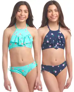 Walmart Kanu Surf Girls Swimsuits - 4 Piece UPF 50+ Quick Dry Girls Tankini and Bikini Bathing Suits (6-16) offer