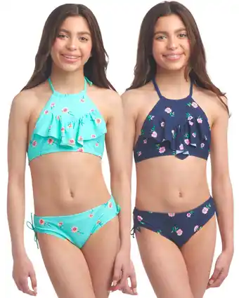Walmart Kanu Surf Girls Swimsuits - 4 Piece UPF 50+ Quick Dry Girls Tankini and Bikini Bathing Suits (6-16) offer