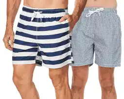 Walmart Kanu Surf Men's Swim Trunks - 2 Pack UPF 50+ Quick Dry Havana Bathing Suit, 7 Inseam (S-XXL) offer