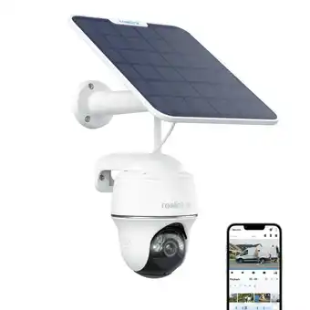 Walmart Reolink 360° Pan Tilt 8MP Night Vision Argus B440 4K Solar Battery PTZ Camera offer