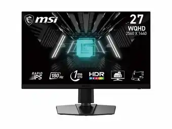 Walmart MSI 27 180 Hz Rapid IPS WQHD Gaming Monitor 2560 x 1440 (2K) G272QPF E2 offer