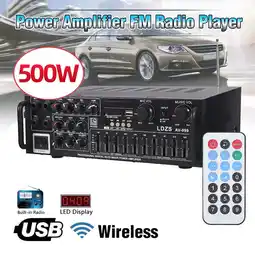 Walmart JahyElec Thunderous 5000W Wireless Amplifier - Dual Channel Bluetooth Audio Powerhouse offer