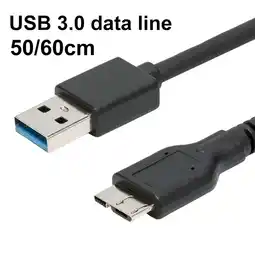 Walmart Fairnull USB 3.0 A Male to Micro B Male Data Sync Adapter Cable for Mobile Hard Disk SSD offer