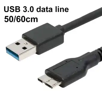 Walmart Fairnull USB 3.0 A Male to Micro B Male Data Sync Adapter Cable for Mobile Hard Disk SSD offer