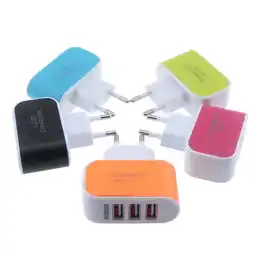 Walmart Fairnull 3 USB Ports Home Travel Wall Plug-in AC Charger Adapter for Mobile Phone Tablet offer