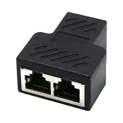 Walmart Fairnull 1 to 2 Dual Female Ports CAT5/6/7 RJ45 Splitter LAN Network Internet Adapter offer