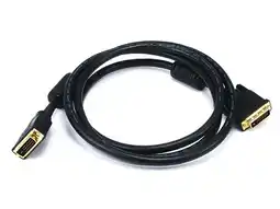 Walmart Monoprice 102408 6' DVI-D Cable Black offer