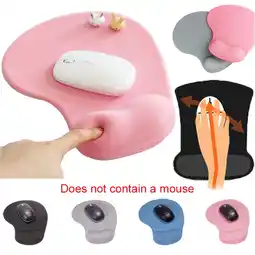 Walmart Fairnull Soft Silicone Non-Slip Comfort Wrist Support Mouse Pad Mice Mat for PC Laptop offer