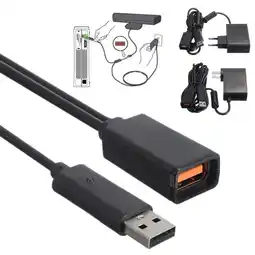 Walmart Fairnull Power Supply Charger Adapter USB Charging Cable for X-box 360 Kinect Sensor offer