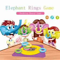 Walmart Elephant Ring Toss Game Set Fun Outdoor Indoor Activity Toy for Kids Family offer