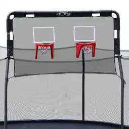 Walmart Skywalker Trampolines Double Basketball Hoop for 15 Ft. Trampoline Games offer