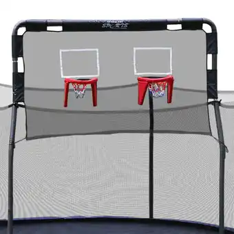 Walmart Skywalker Trampolines Double Basketball Hoop for 15 Ft. Trampoline Games offer