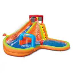 Walmart Banzai Lazy River Inflatable Adventure Water Park Slide and Splash Pool offer