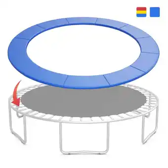 Walmart Spaco 15 Feet Universal Trampoline Spring Cover-Blue, Bounce Trampoline for Outdoor as Garden, Park offer