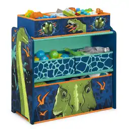 Walmart Delta Children Dinosaur Design & Store 6 Bin Toy Storage Organizer - Greenguard Gold Certified offer