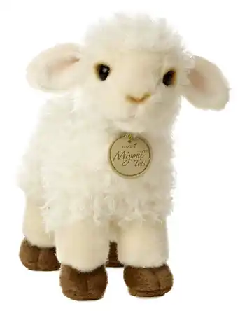 Walmart Aurora - Small White Miyoni Tots - 7 Baby Lamb - Adorable Stuffed Animal offer