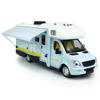 Walmart Toy Camper RV Motorhome Toys Boys Diecast Metal Pull Back Model Car Light Sound Kids Toddlers Gifts offer