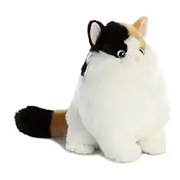 Walmart Aurora - Medium White Fat Cats - 9.5 Munchy Calico - Charming Stuffed Animal offer