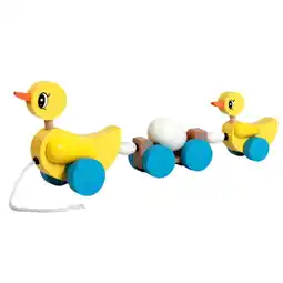 Walmart Cute Yellow Duck Pull Along Toy Egg for Motor Skills Toy offer