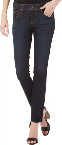Walmart Democracy Womens Ab Solution Jegging 30 Inseam Indigo offer