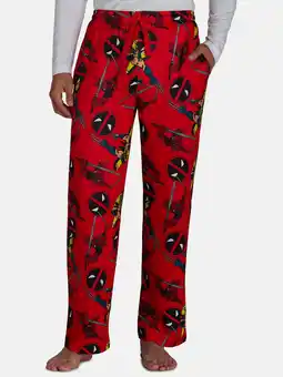 Walmart Deadpool Men's Pajama Sleep Pants, Sizes S-3XL offer