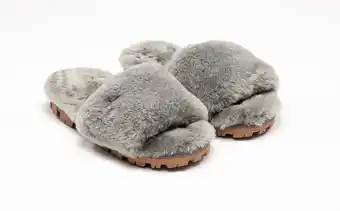 Walmart Natural Suede Women Slippers | Taupe |7/8 offer