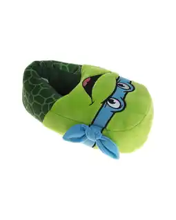Walmart JOSMO Ninja Turtle Slippers, 2/3, Green offer