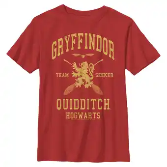 Walmart Boys Harry Potter Gryffindor Quidditch Gold Team Seeker T Shirt offer