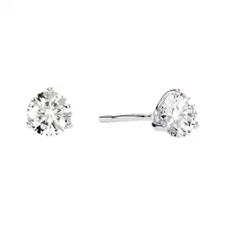 Walmart SuperJeweler 1/2 Carat Diamond Martini Stud Earrings in 14 Karat White Gold for Women offer