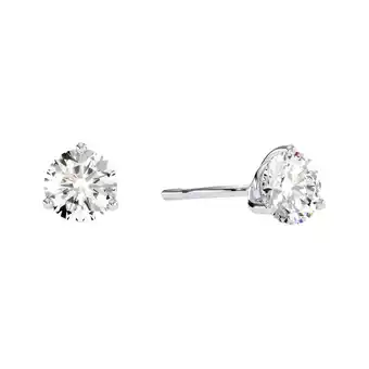 Walmart SuperJeweler 1/2 Carat Diamond Martini Stud Earrings in 14 Karat White Gold for Women offer