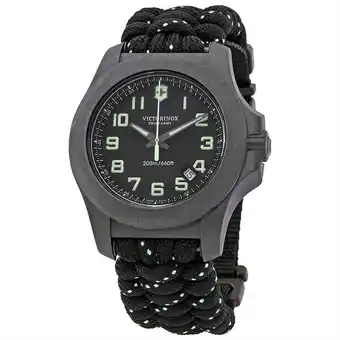 Walmart Victorinox I.N.O.X. Quartz Black Dial Men's Watch 241859 offer