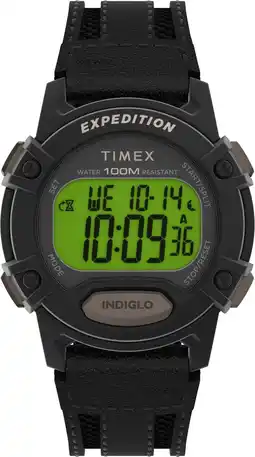 Walmart Timex Mens Expedition Cat Black Strap offer